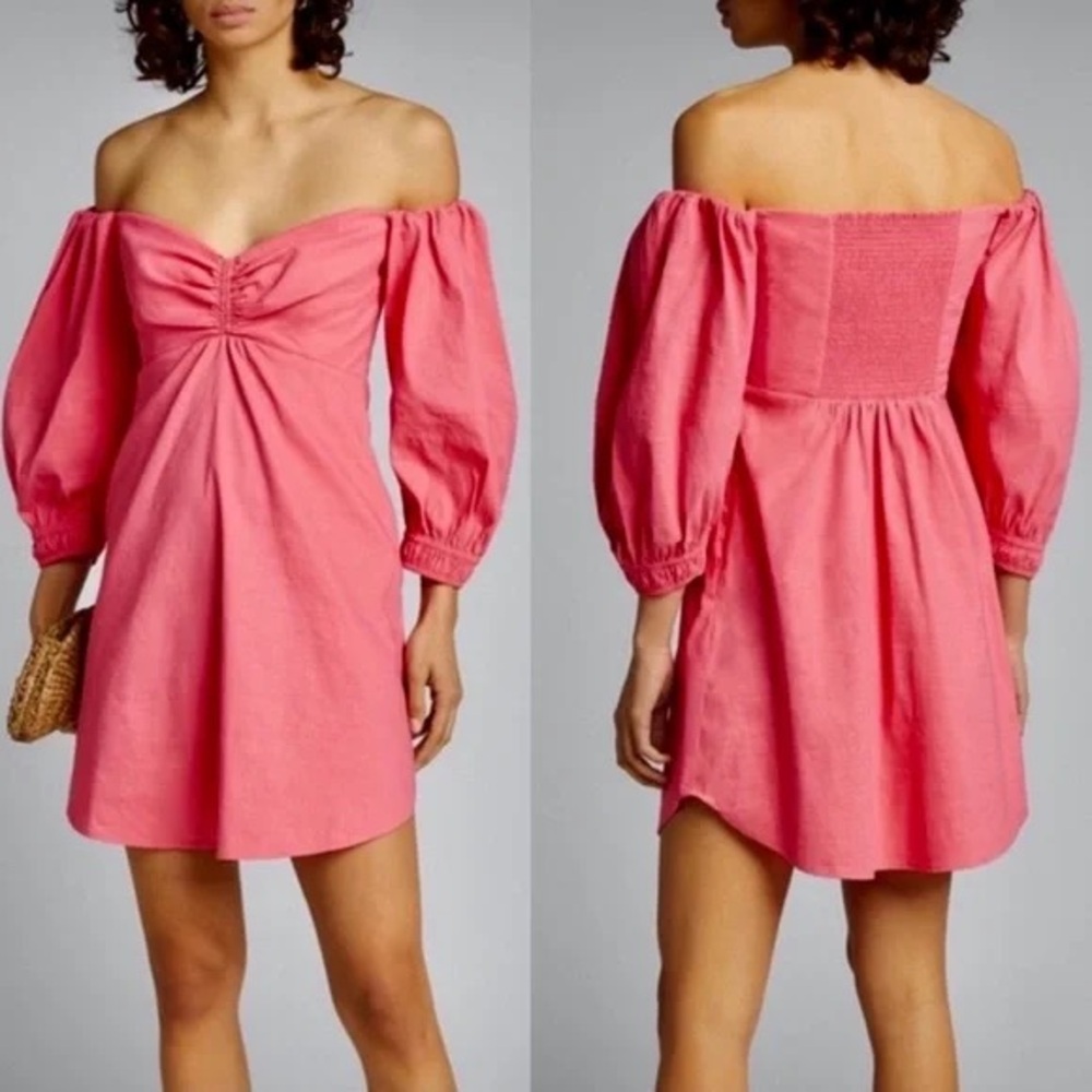 A.L.C. Mila Off the Shoulder Mini Dress